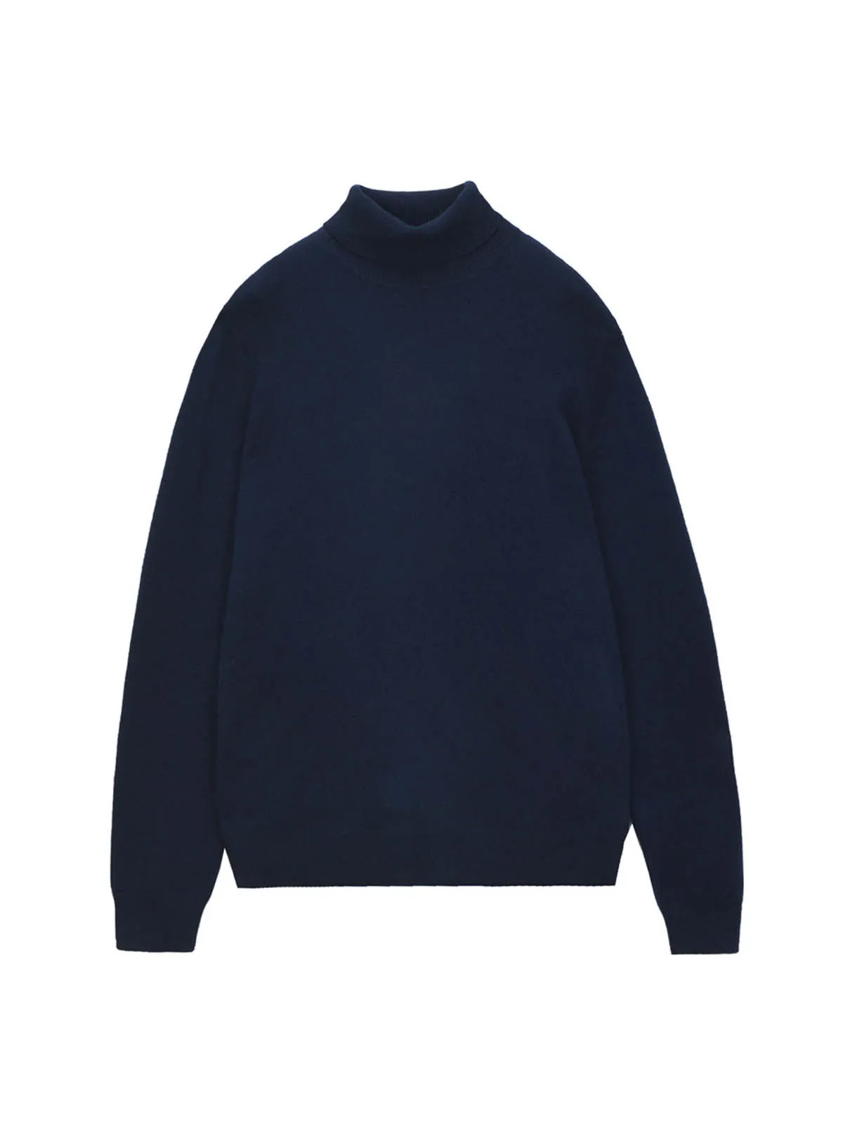 Navy Men's Turtleneck Sweater