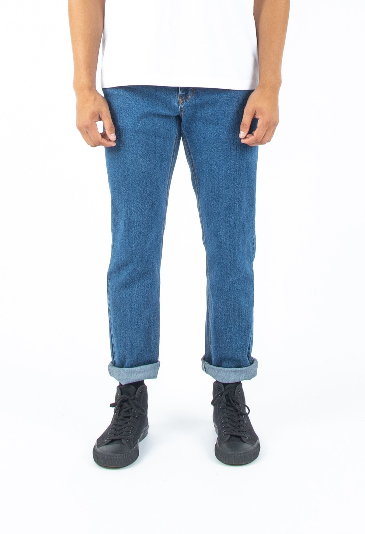 MENS Blue Denim Archie Jean - Denim Blue