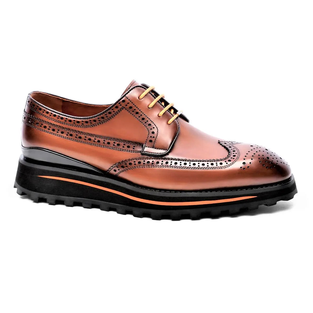 Men's HighME Derby 90006D Brown Shoes - Buy Online Now