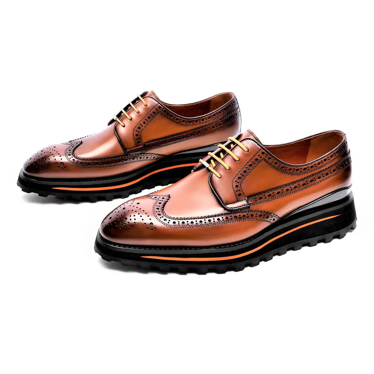 Men's HighME Derby 90006D Brown Shoes - Buy Online Now