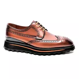 Men's HighME Derby 90006D Brown Shoes - Buy Online Now