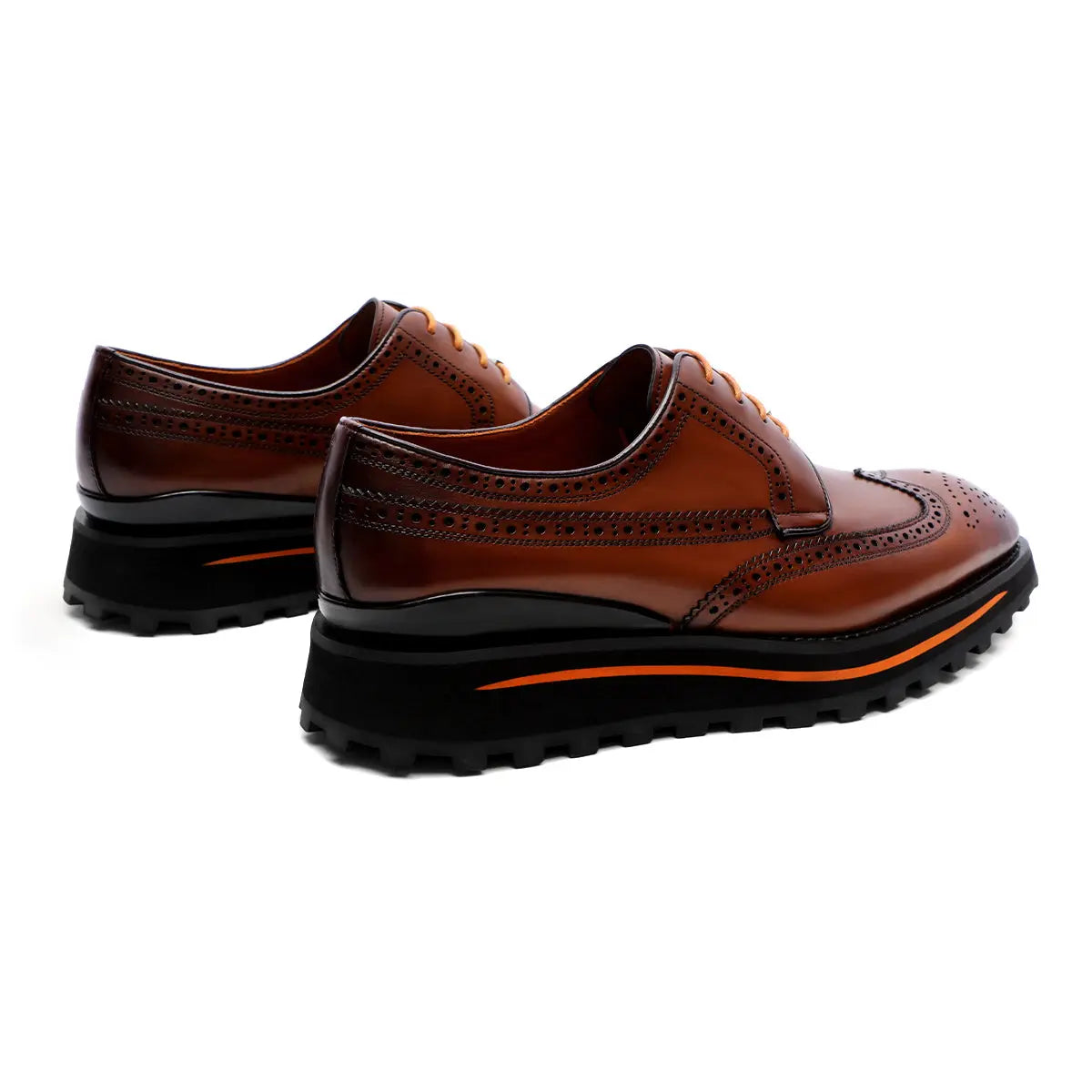 Men's HighME Derby 90006D Brown Shoes - Buy Online Now