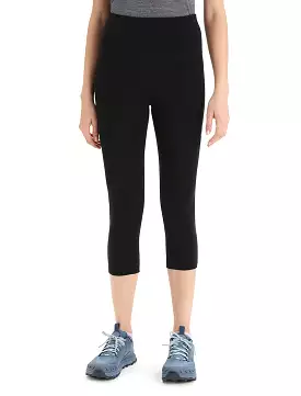 Merino Fast High Rise 3/4 Tights Womens