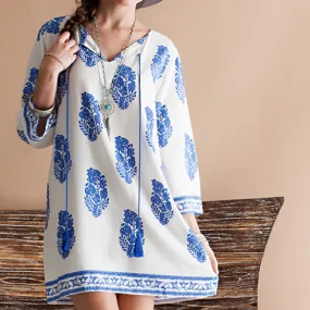 Boho Midsummer Night's Shift Dress