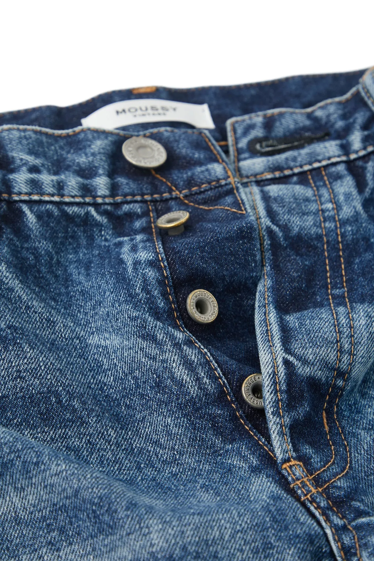 Denim Sundown Straight Blue Jeans Moussy