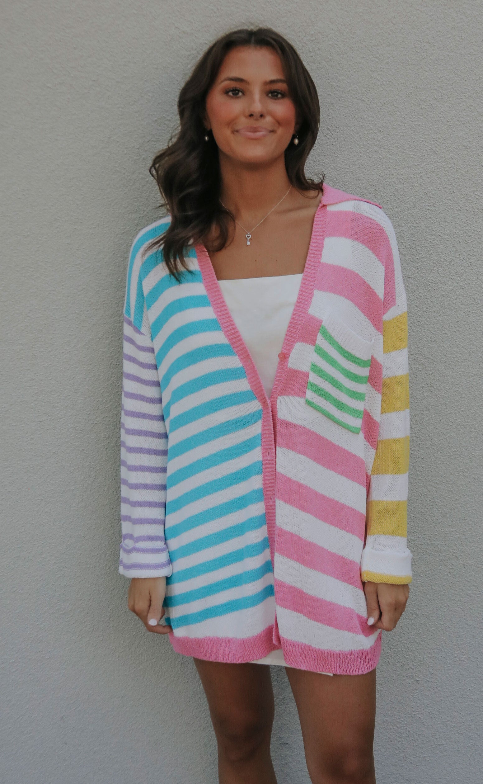 Mumu Sonny Sweater Candy Chalk Knit