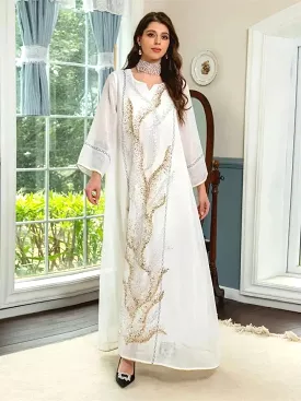 Muslim Arab Long Dress Women M, S4944988