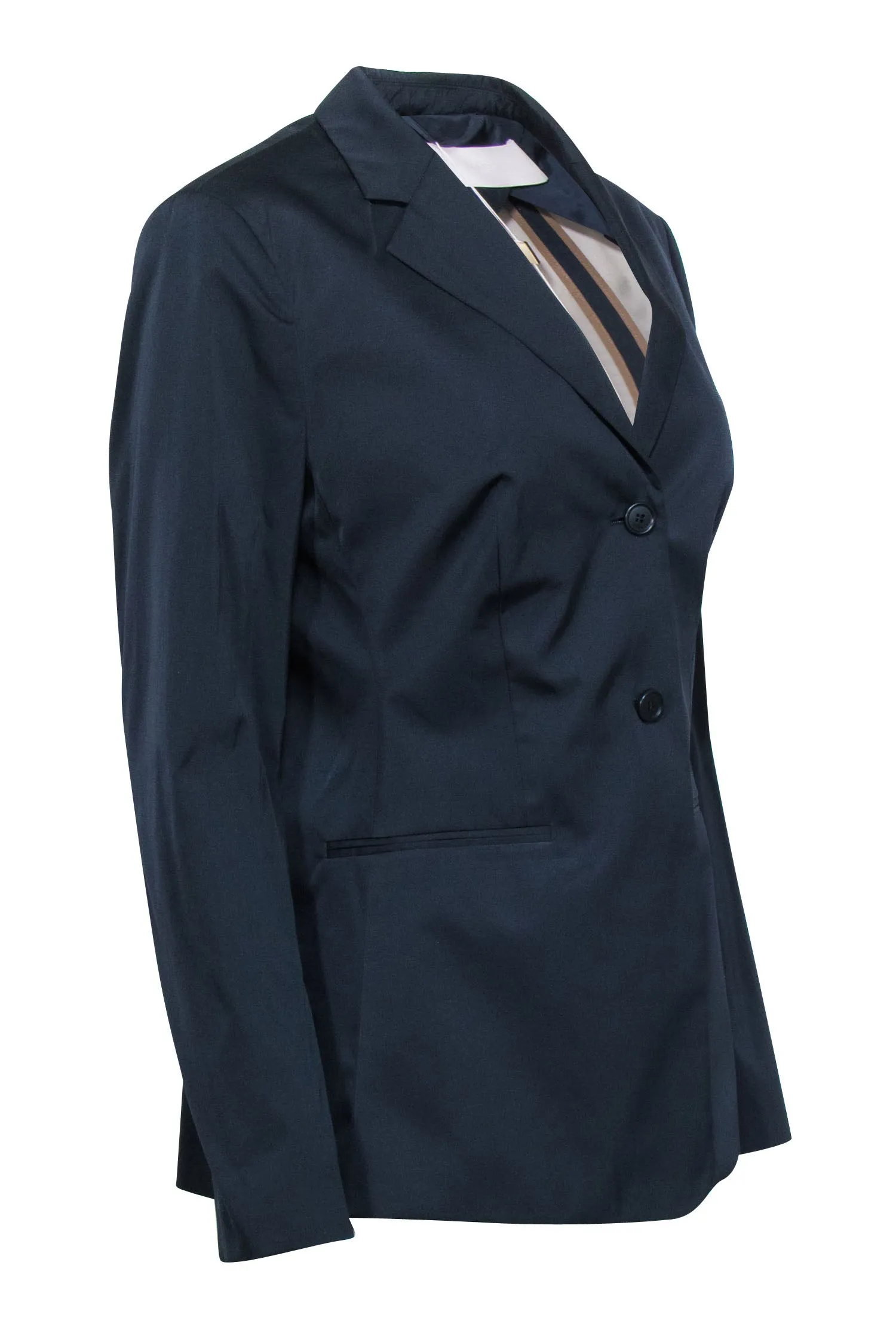 Navy Blue Two-Button Blazer Hugo Boss Size 10