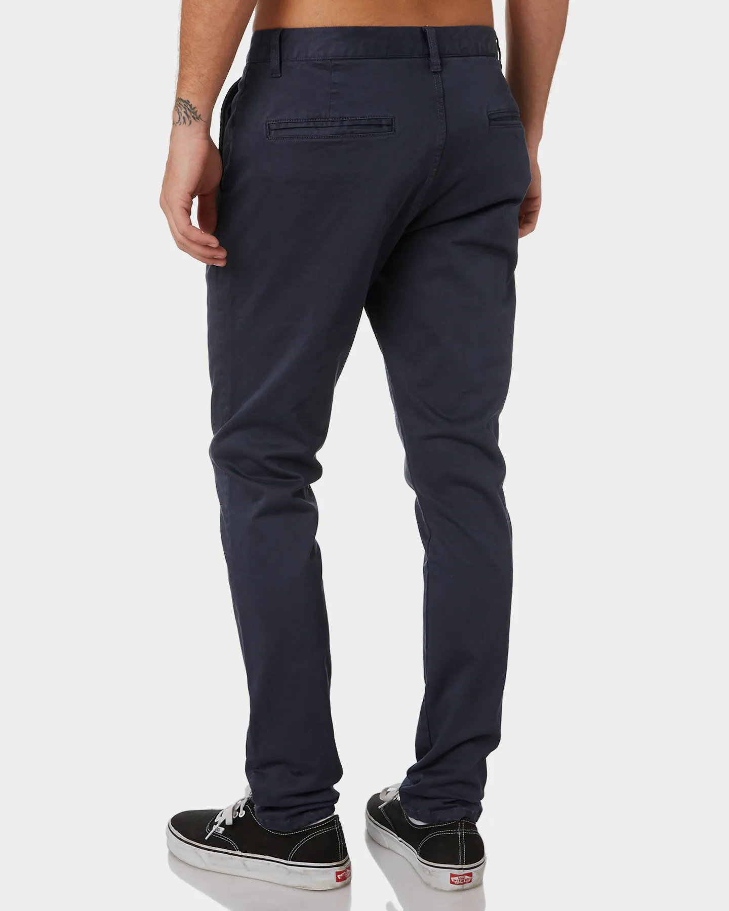 Navy Skinny Stretch Men's Chino Pant from Academy Brand at SurfStitch