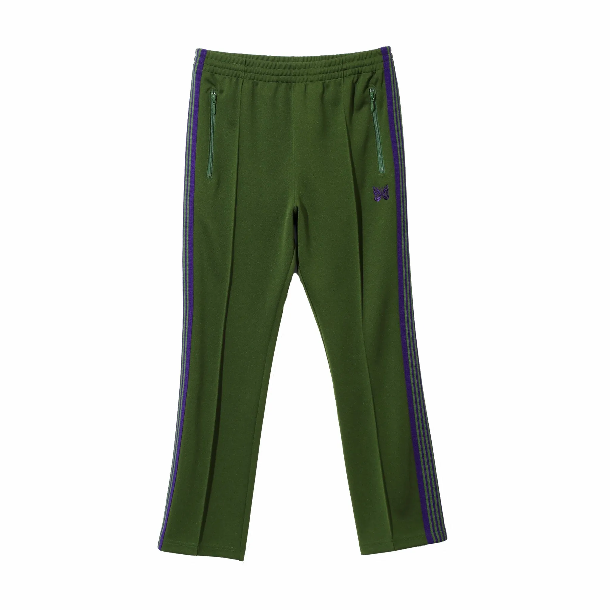 Needles Narrow Track Pants Poly Smooth Ivy Green