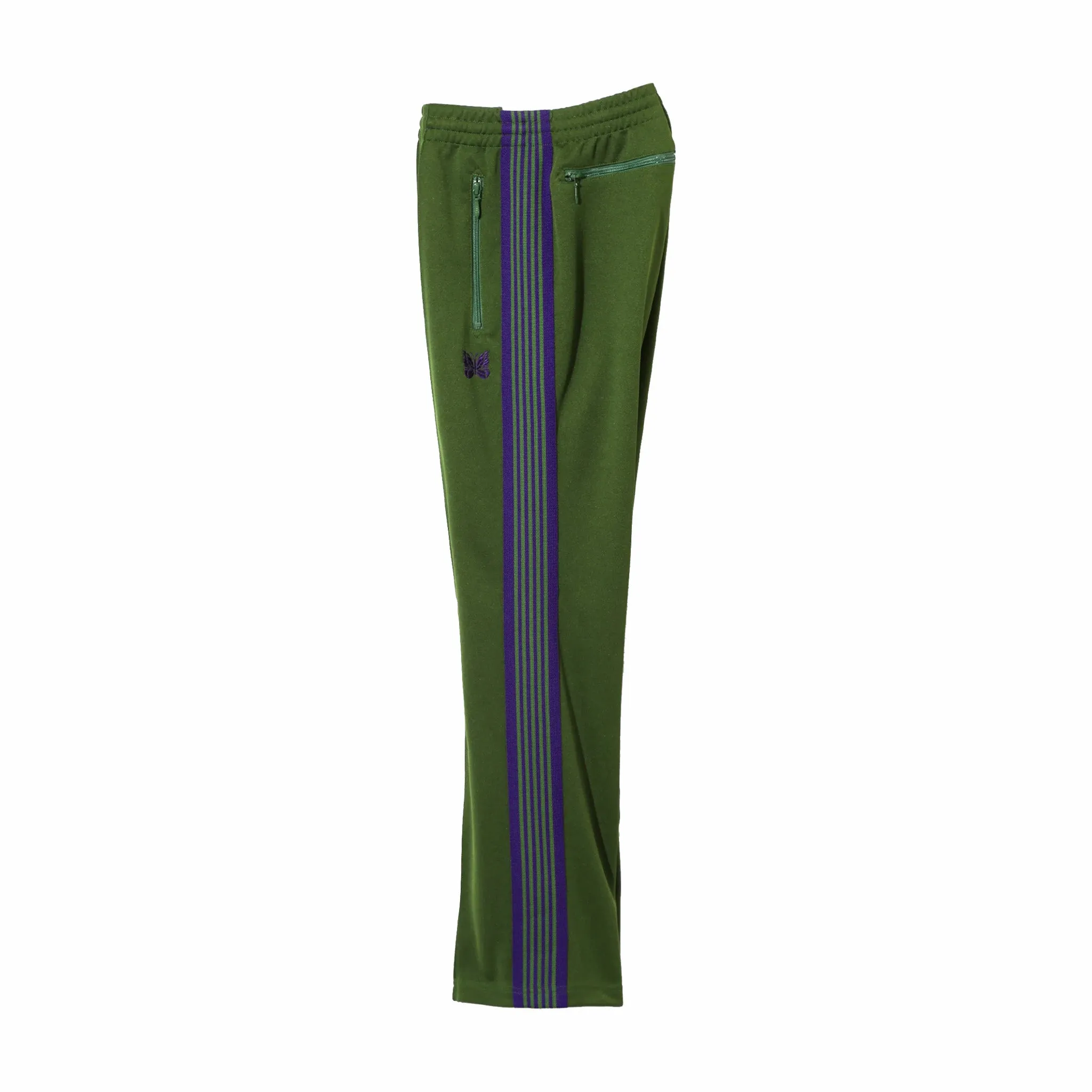 Needles Narrow Track Pants Poly Smooth Ivy Green