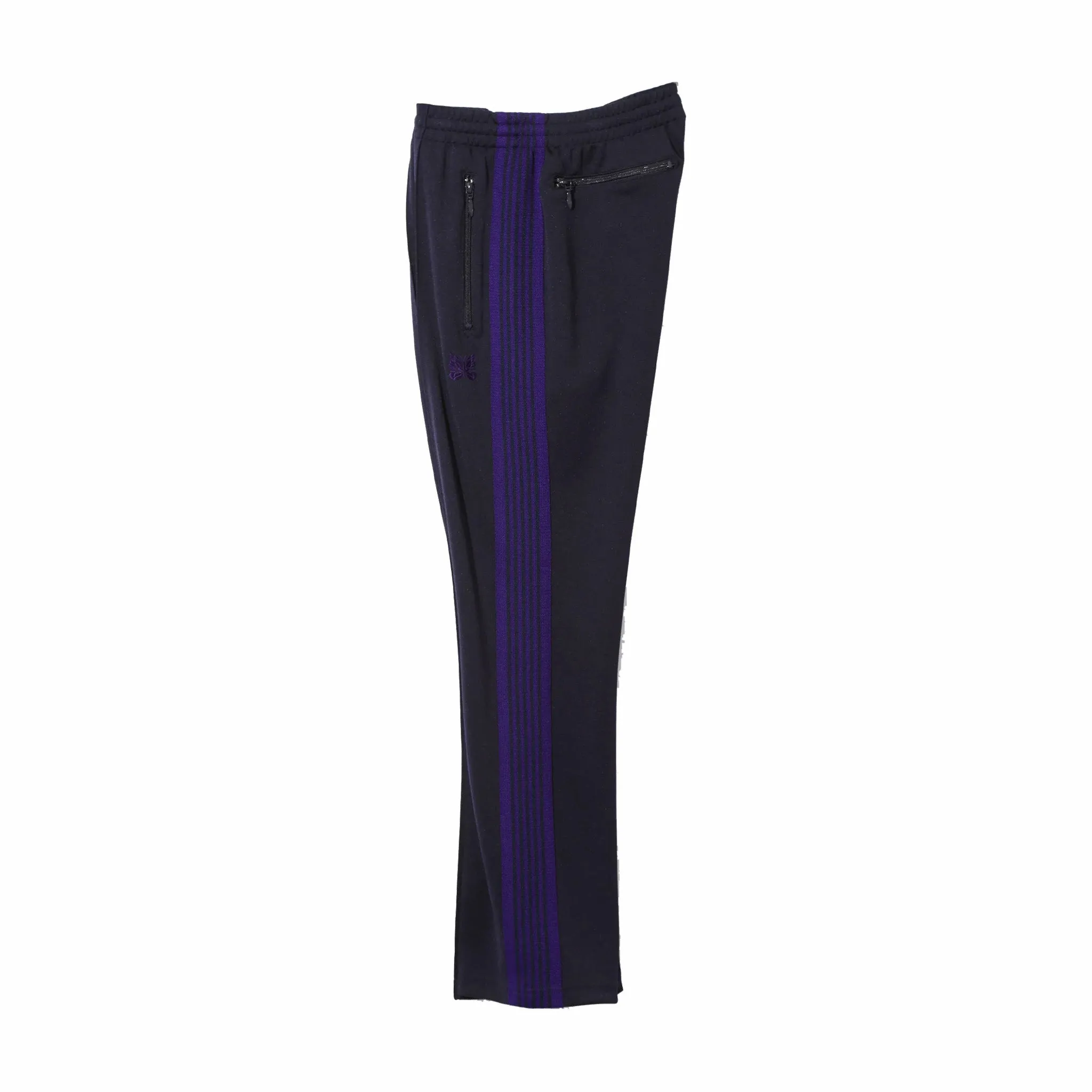 Needles Narrow Track Pant in Poly Smooth Navy