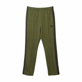 Needles Narrow Track Pants Poly Smooth Olive