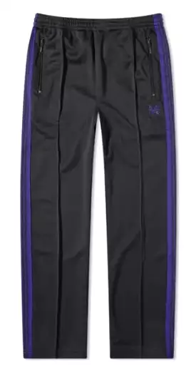 Needles Track Pant Charcoal Purple