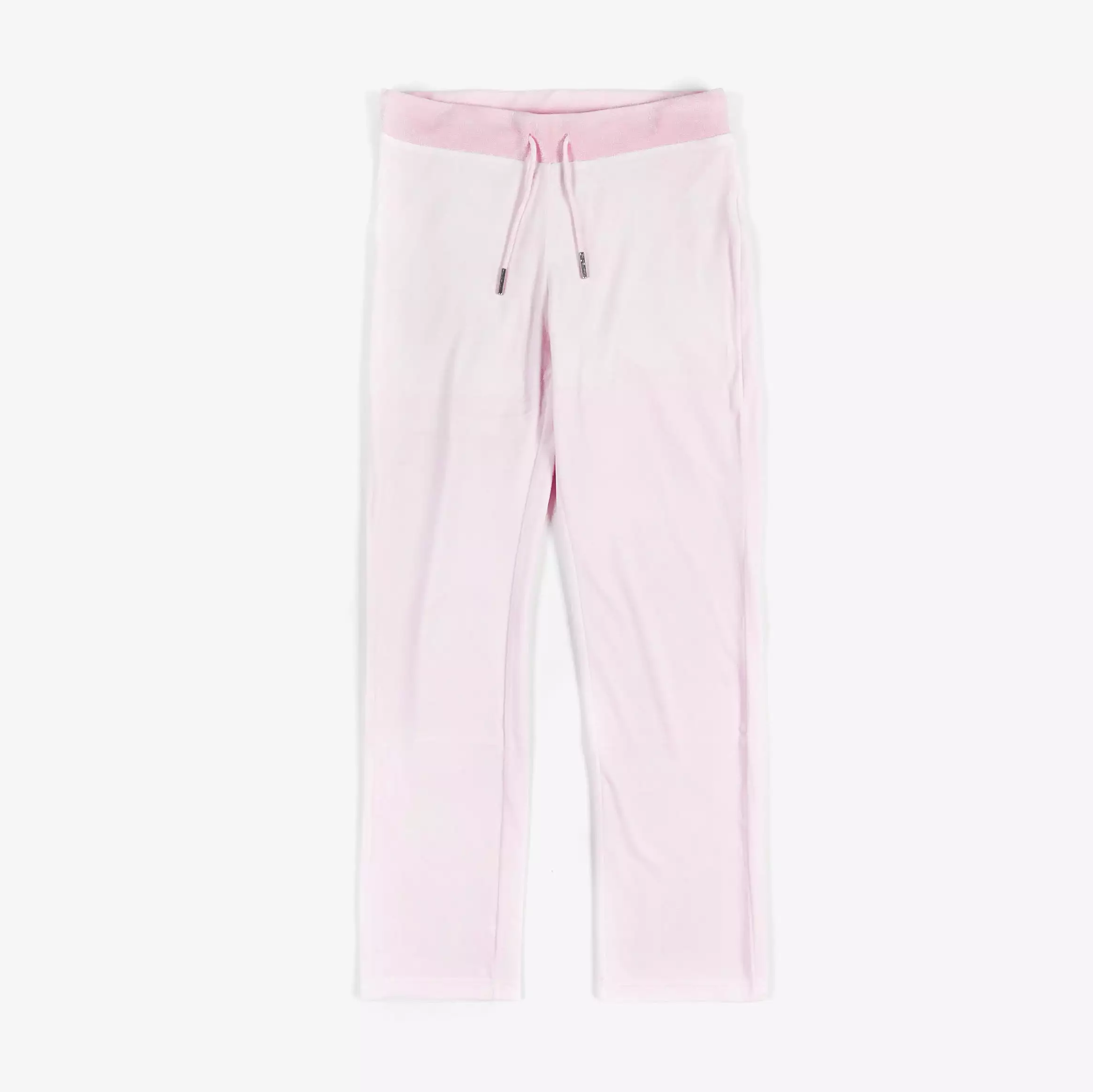 OG Big Bling Velour Women's Track Pants - Light Pink