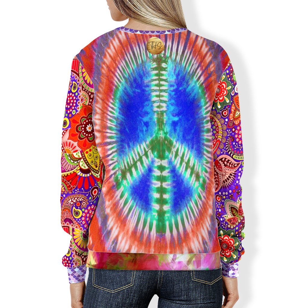 Ojai Unisex Sweatshirt - Peace Design