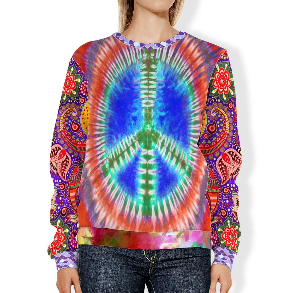 Ojai Unisex Sweatshirt - Peace Design