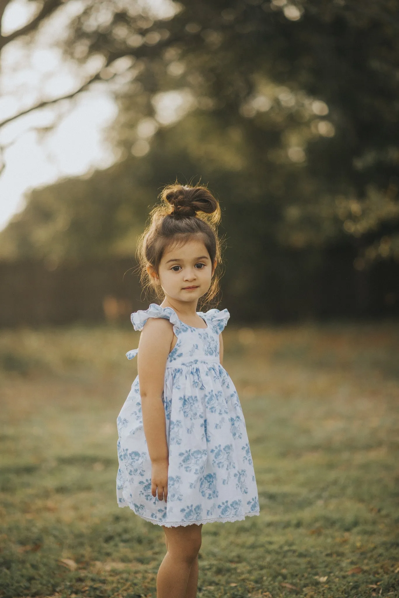 White Floral Olivia Dress