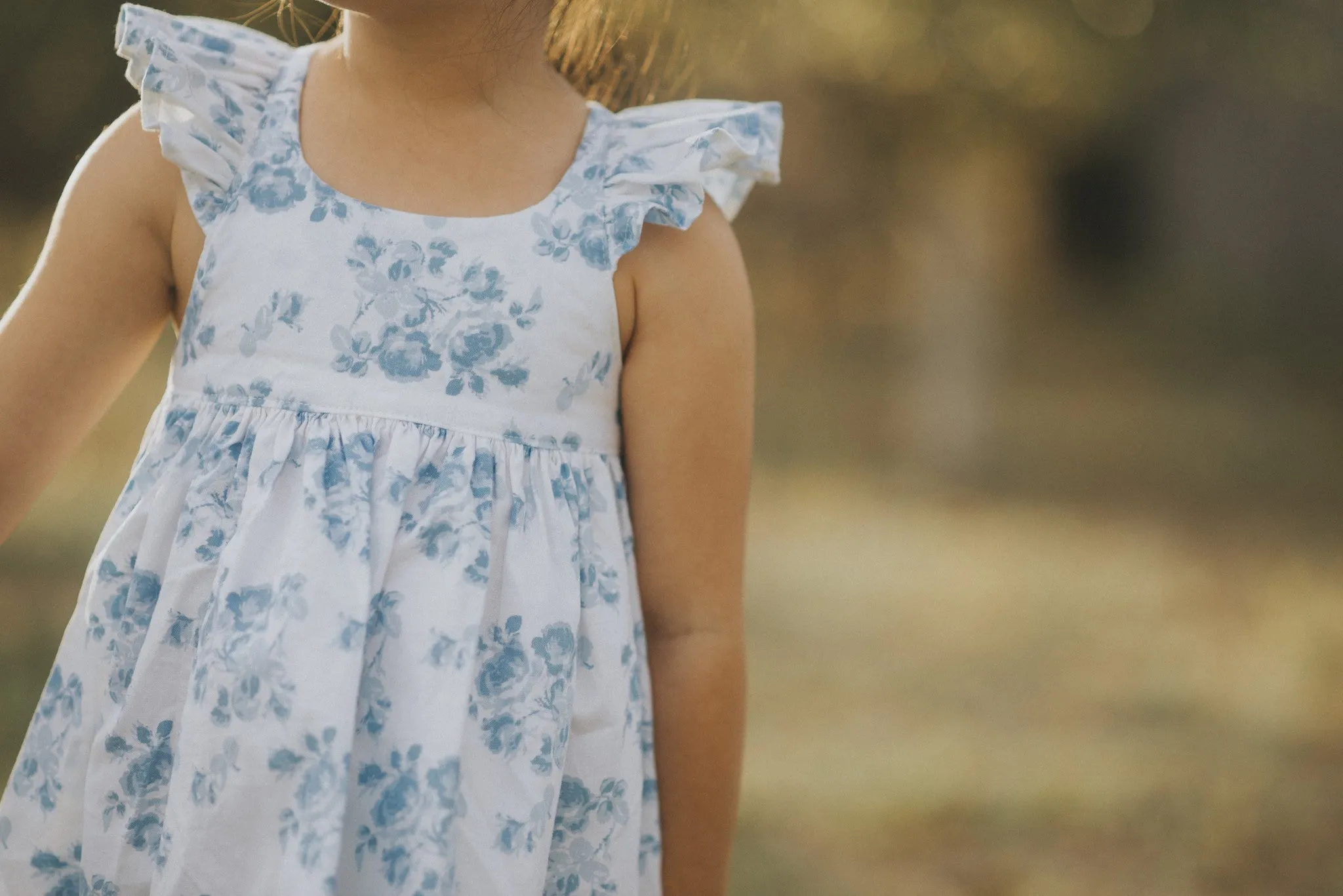 White Floral Olivia Dress