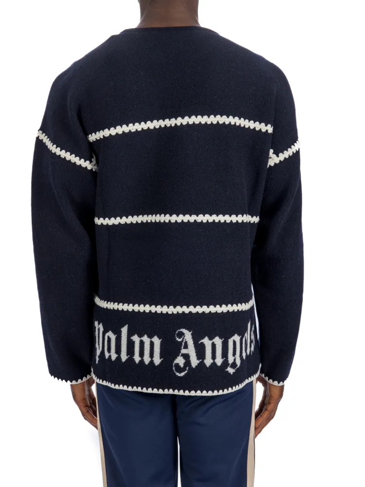 Palm Angels Striped Sweater on Credomen