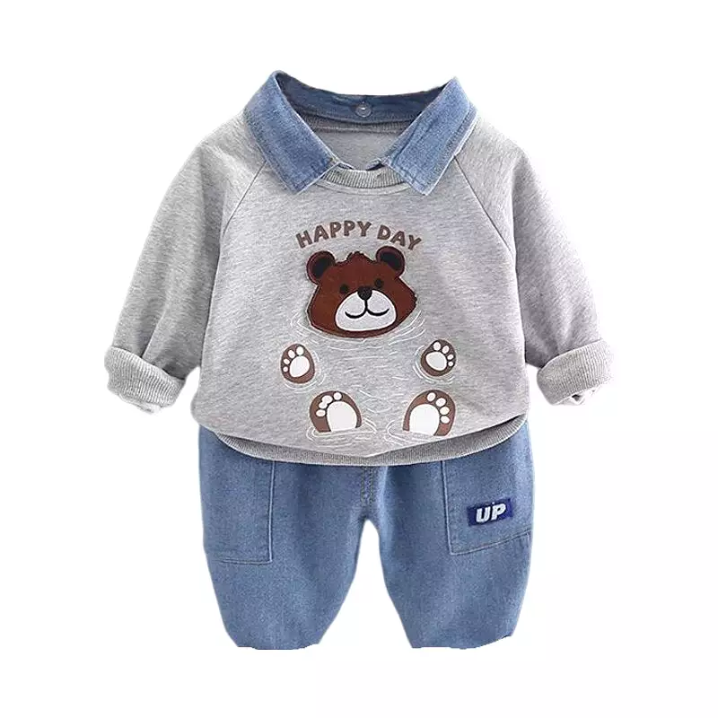 Panda Bear Sweater Pants Set