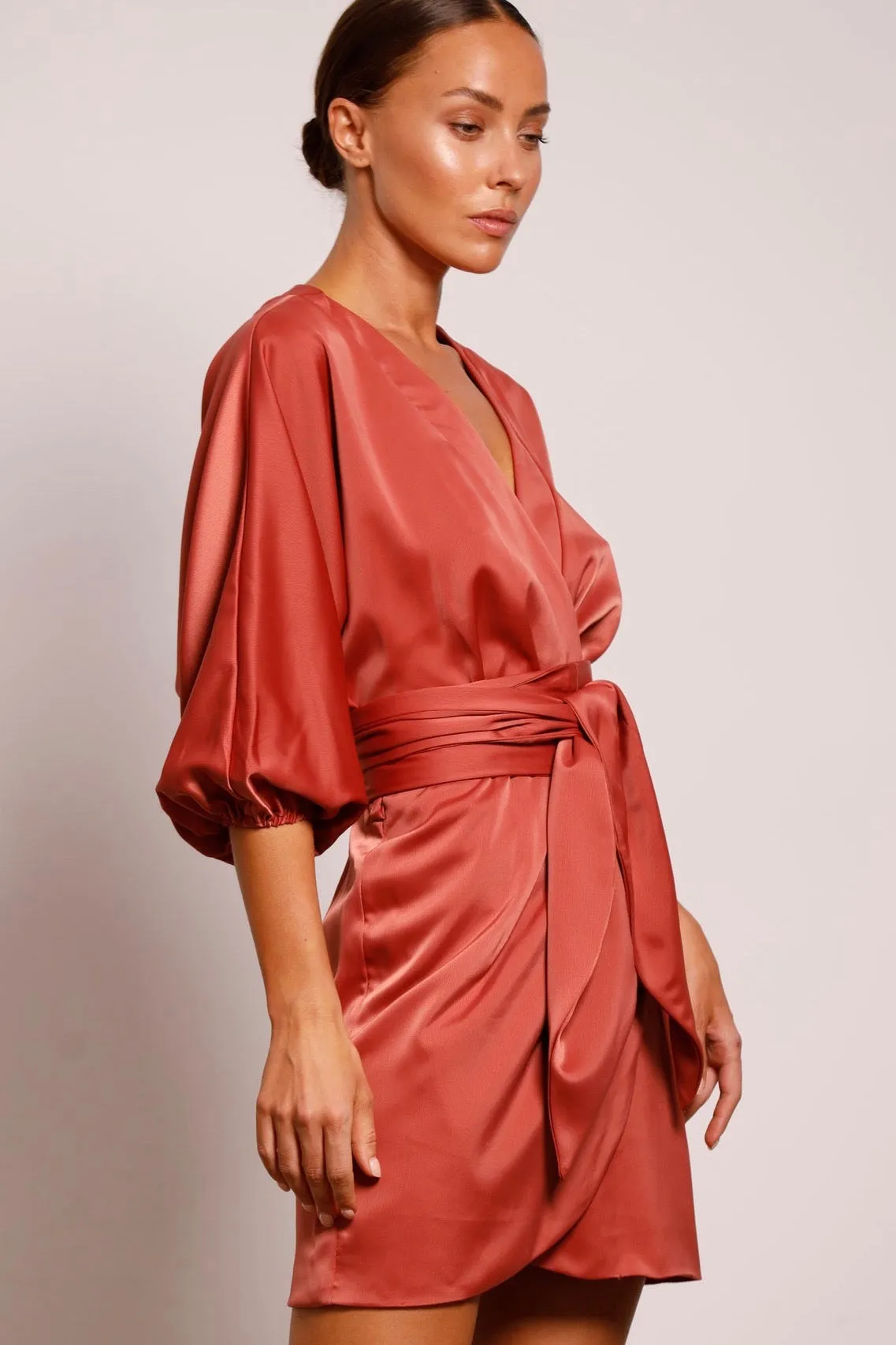 Rose Clay Wrap Dress by Pasduchas Seclusion