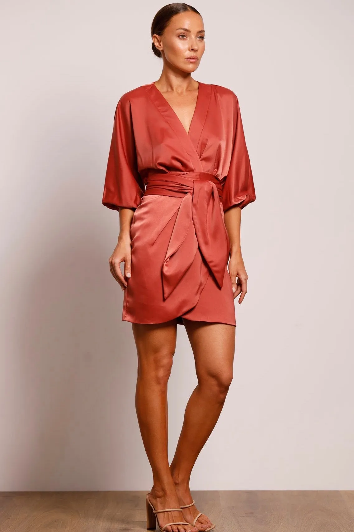 Rose Clay Wrap Dress by Pasduchas Seclusion