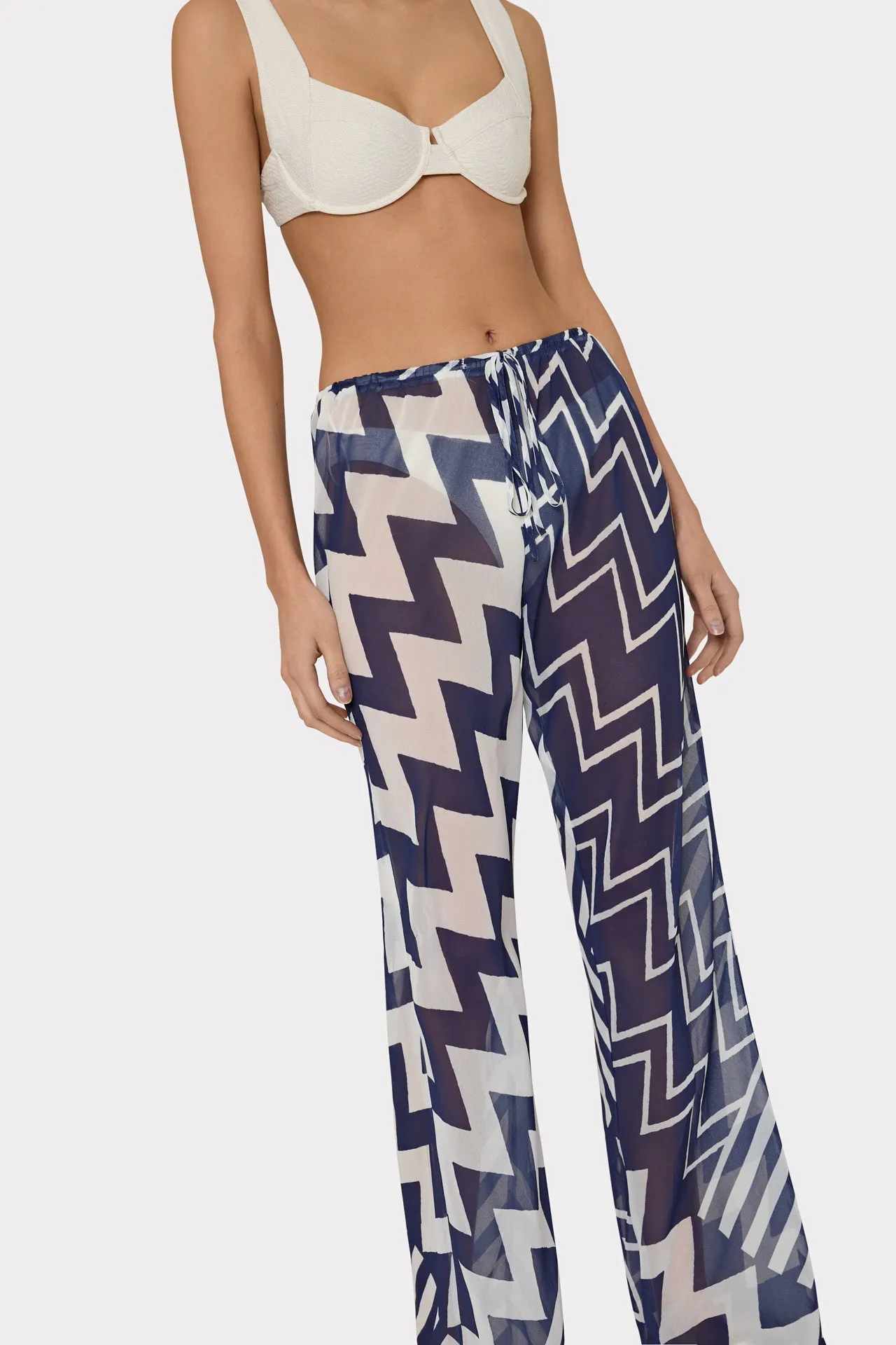 Chevron Patchwork Track Pant