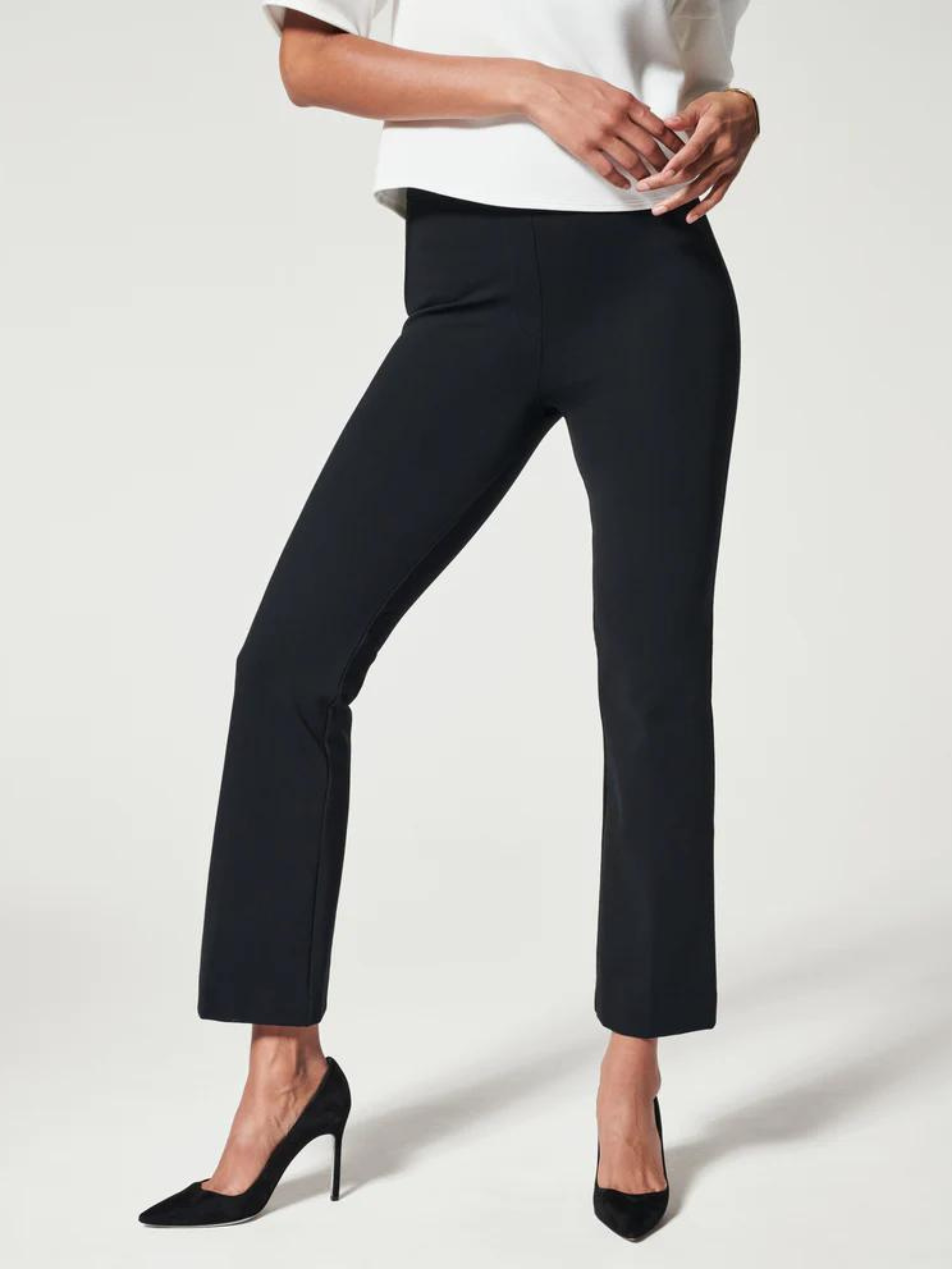 Perf Kick Flare Black Pants