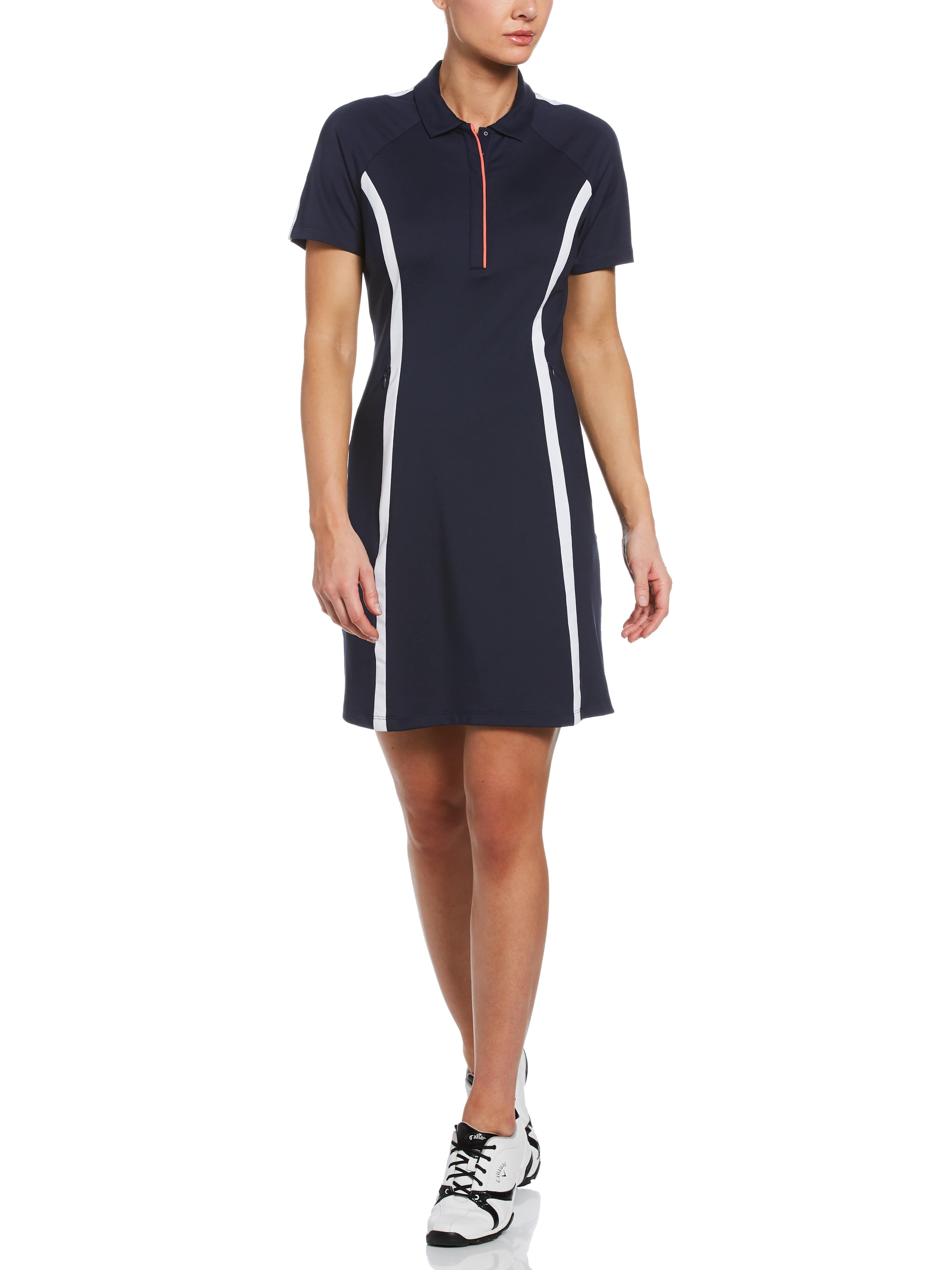 Plus Size Golf Dress - Color Block Swing Tech - Women's Golf Apparel