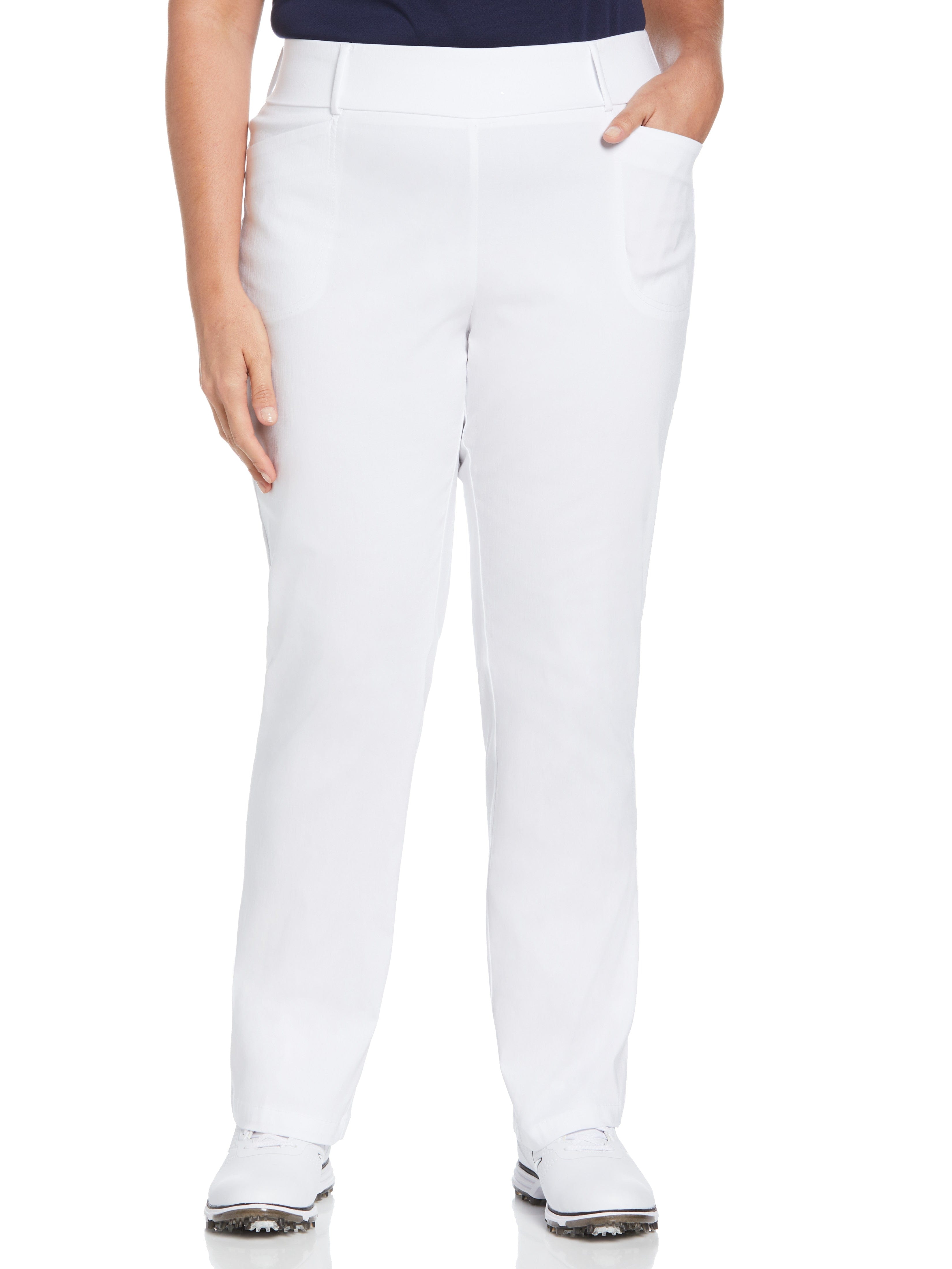 Plus Size Stretch Tech Flat Front Golf Pant for Women