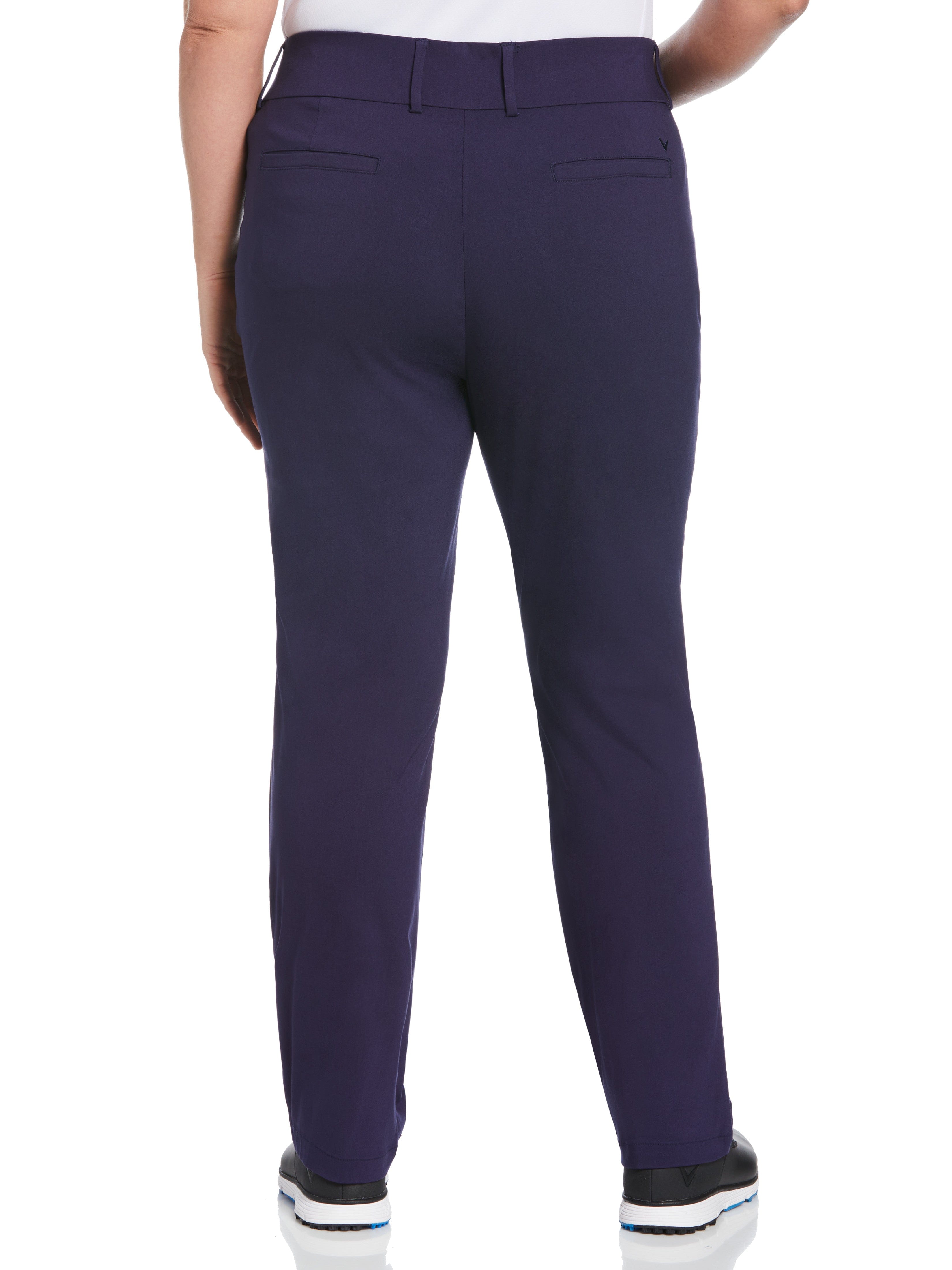 Plus Size Women's Pull-On Stretch Tech Golf Pants