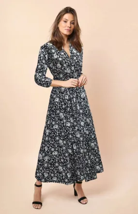 Long Shirt Dress with Printed Pattern