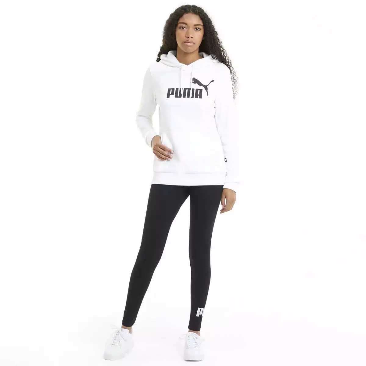 PUMA Essential Women's Logo Black Tights