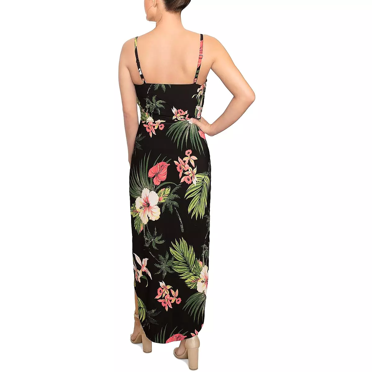 Rachel Rachel Roy Plus Size Printed Faux-Wrap Maxi Dress