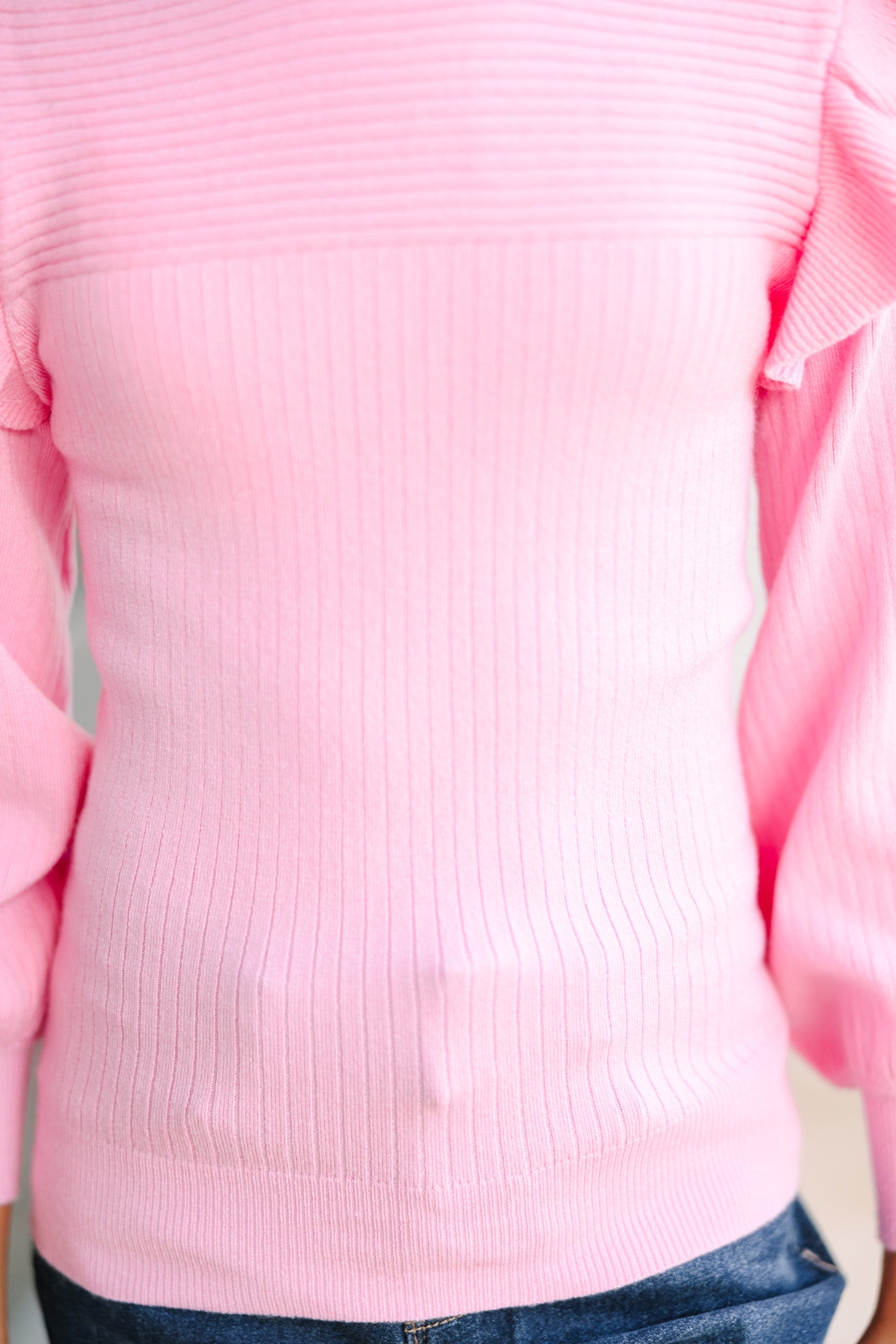 Reach Out Pink Ruffled Sweater for Girls - Shop now!