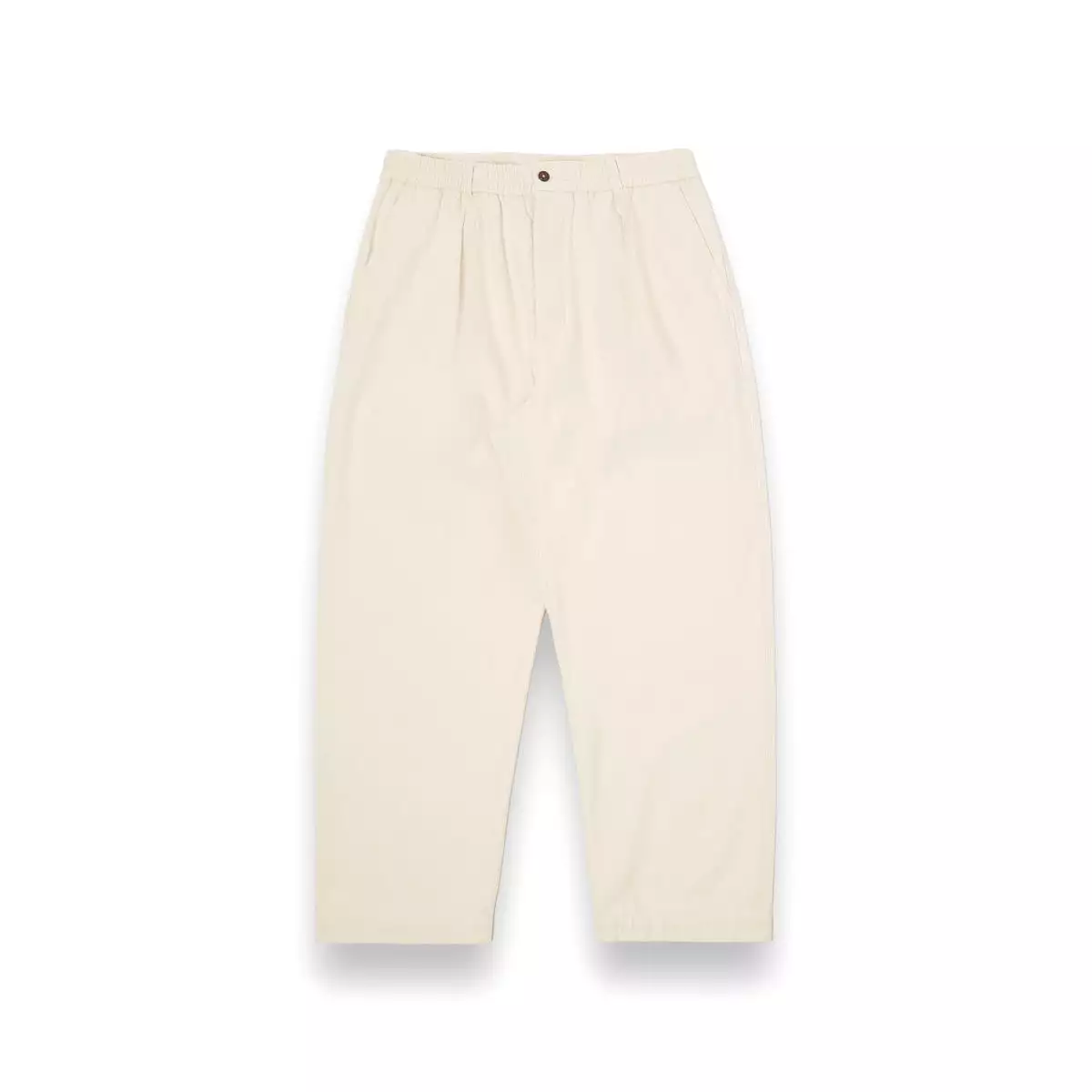 Recycled Cotton Ecru Pleated Track Pant - Universal Works 30250