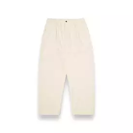 Recycled Cotton Ecru Pleated Track Pant - Universal Works 30250