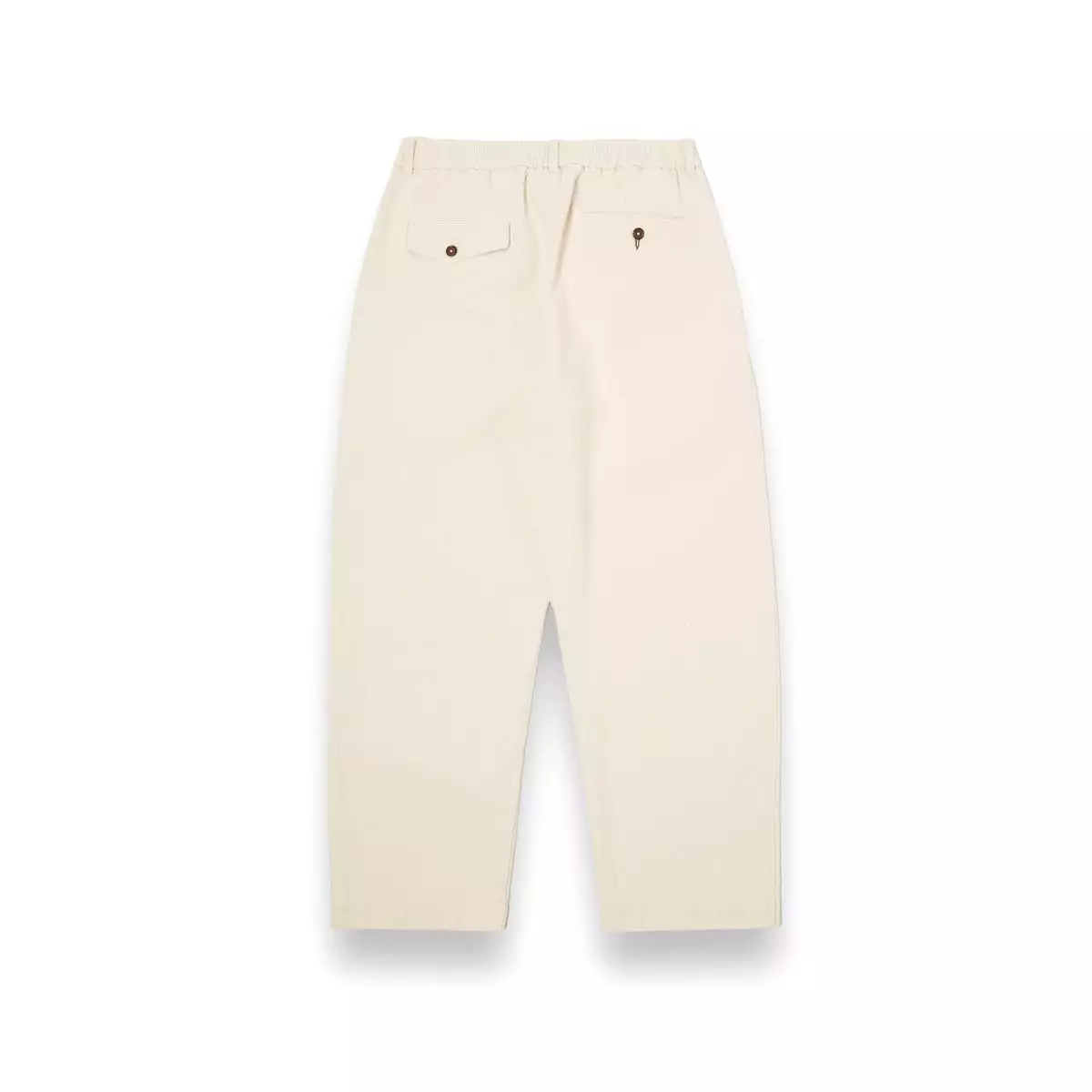 Recycled Cotton Ecru Pleated Track Pant - Universal Works 30250