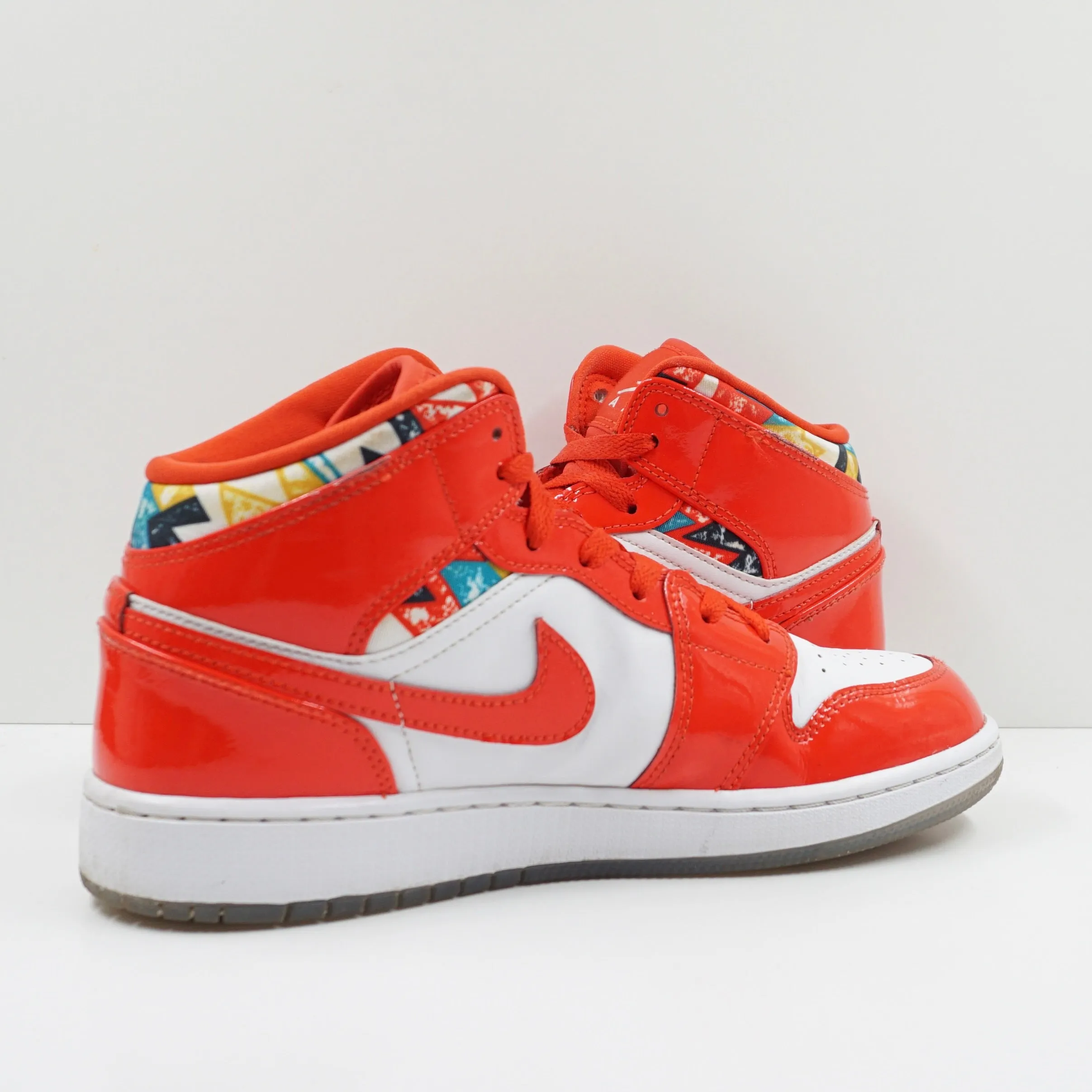 Red Patent (GS) Jordan 1 Mid Barcelona Sweater