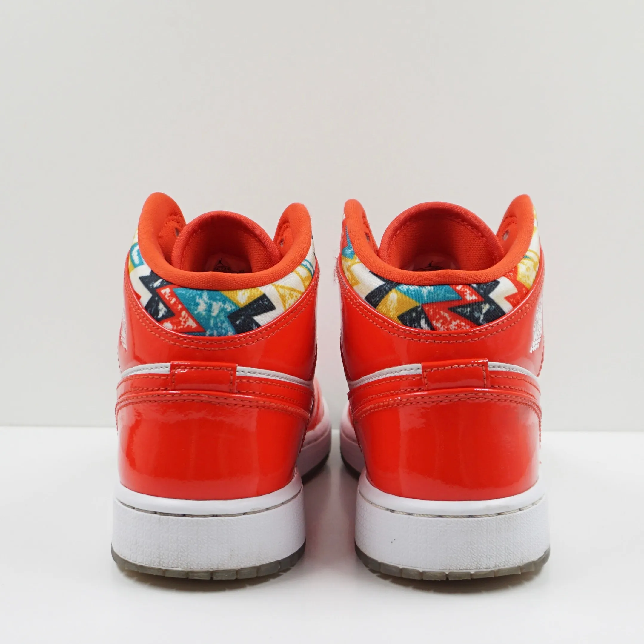 Red Patent (GS) Jordan 1 Mid Barcelona Sweater