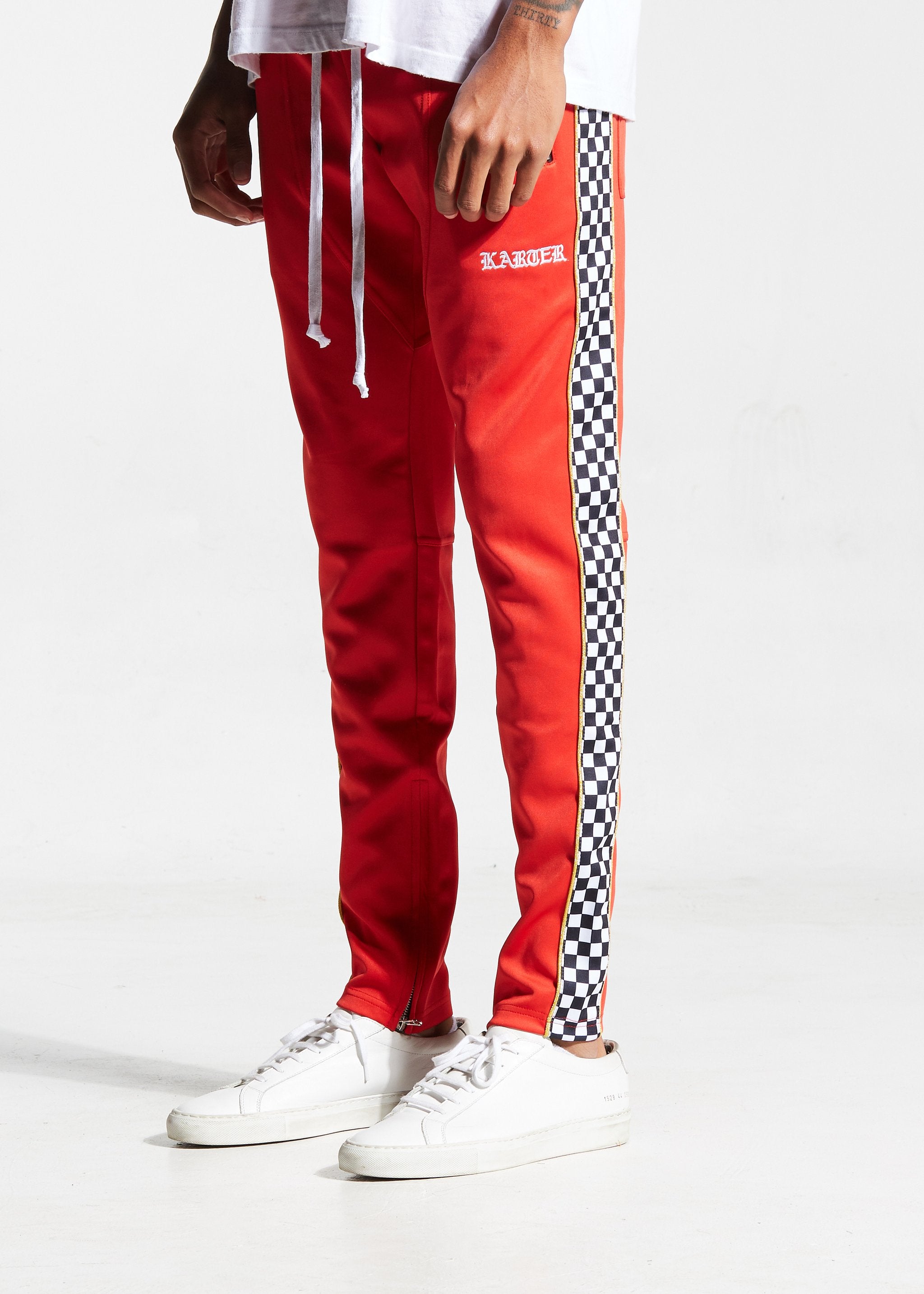 Red Velocity Track Pant