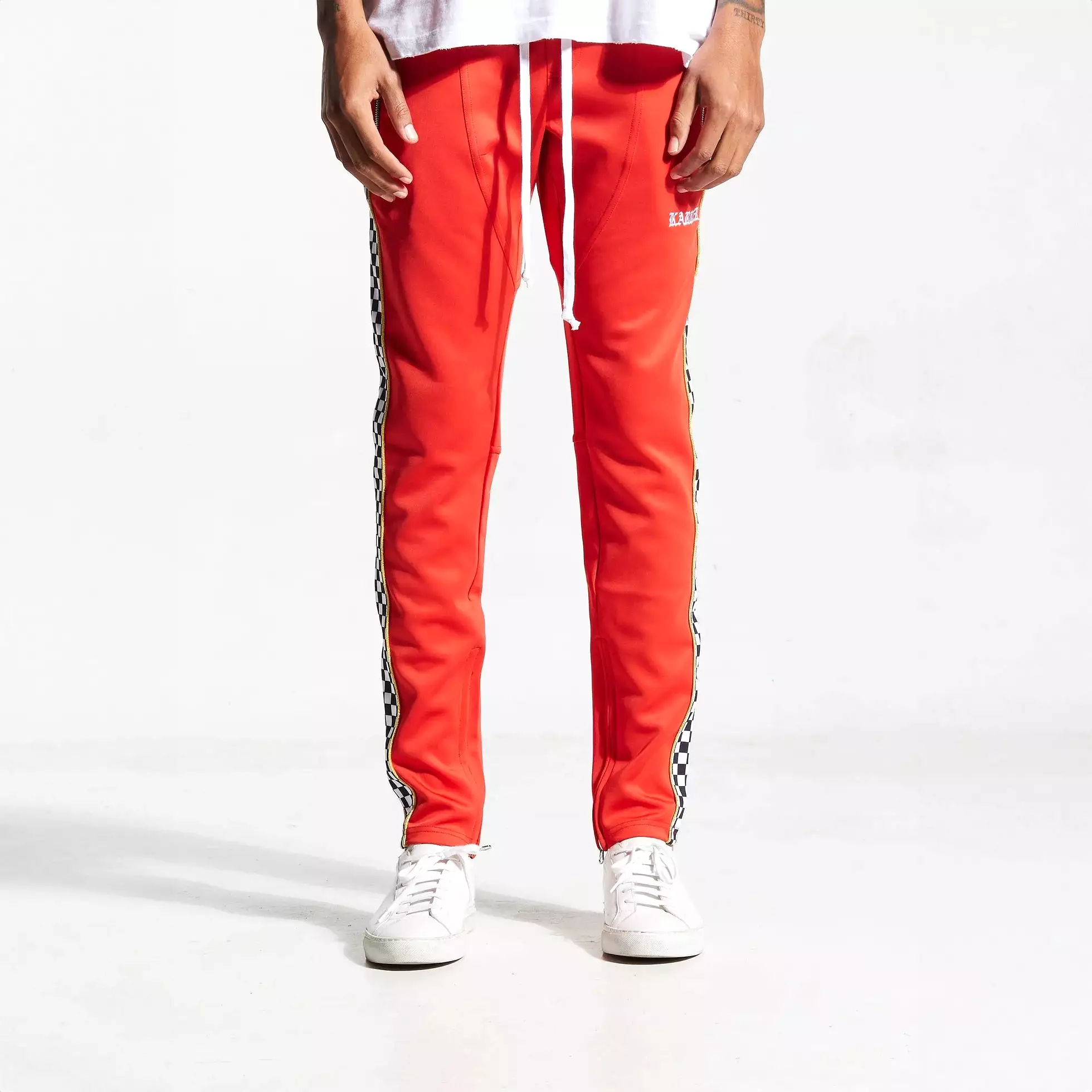 Red Velocity Track Pant.