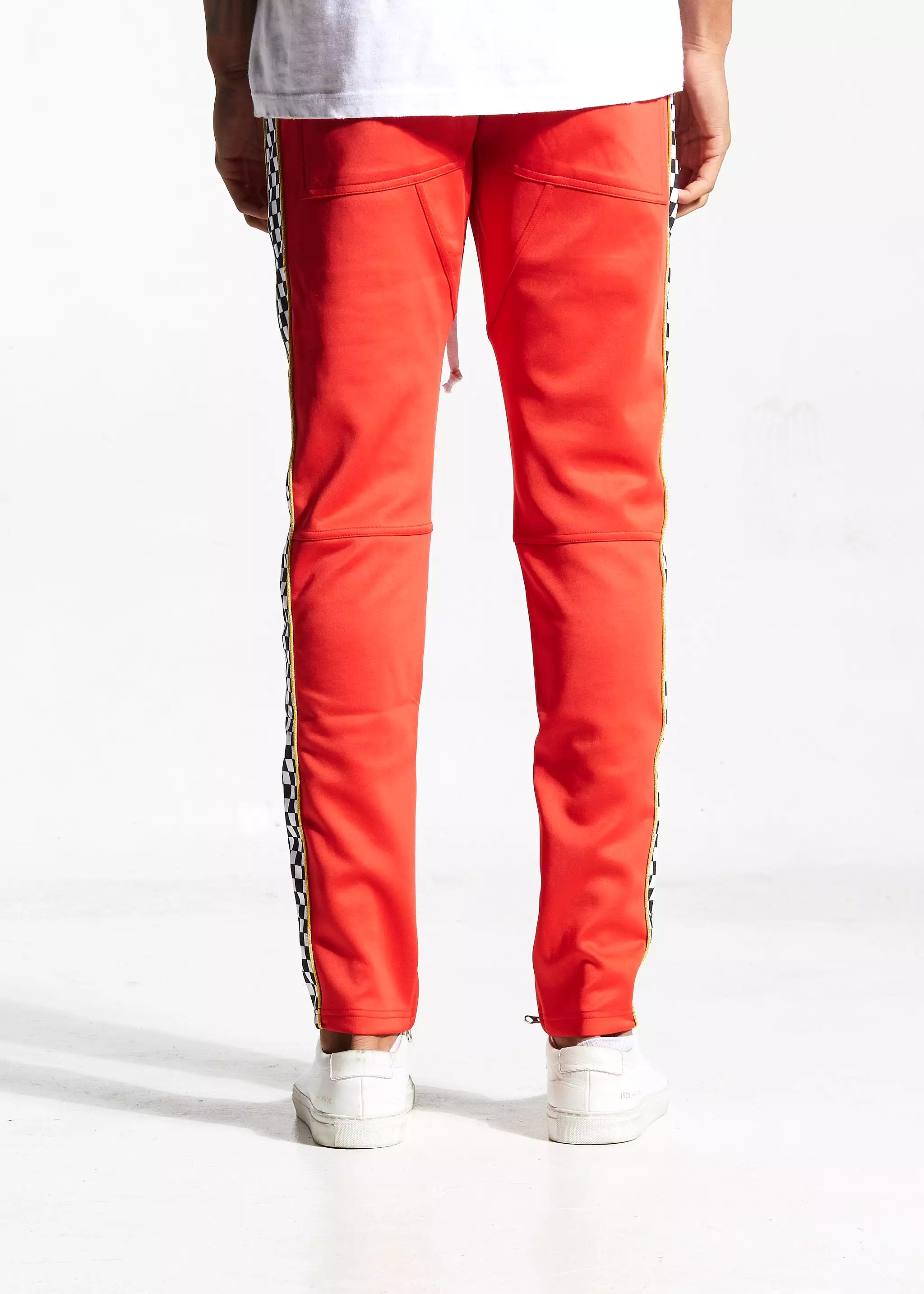 Red Velocity Track Pant.