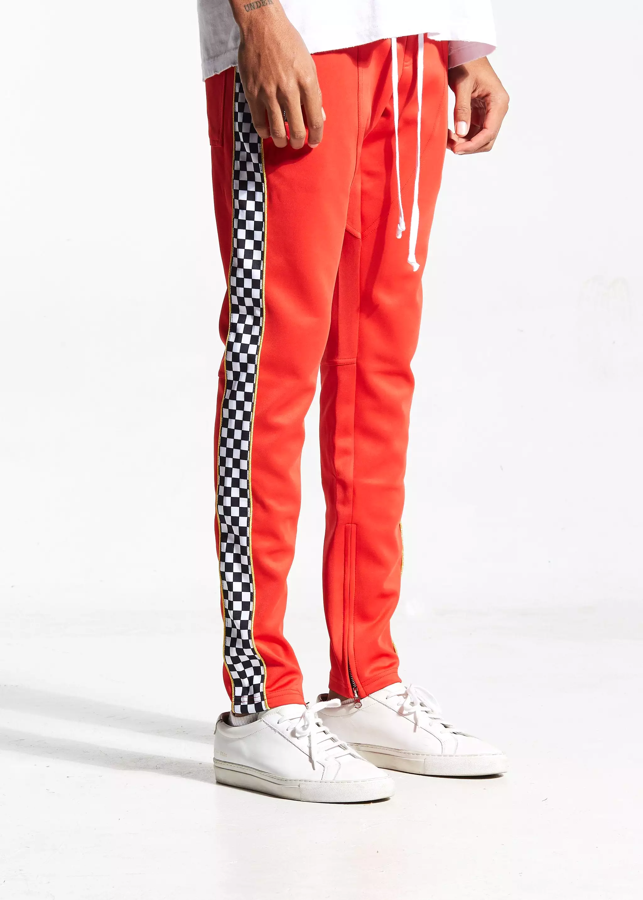 Red Velocity Track Pant.