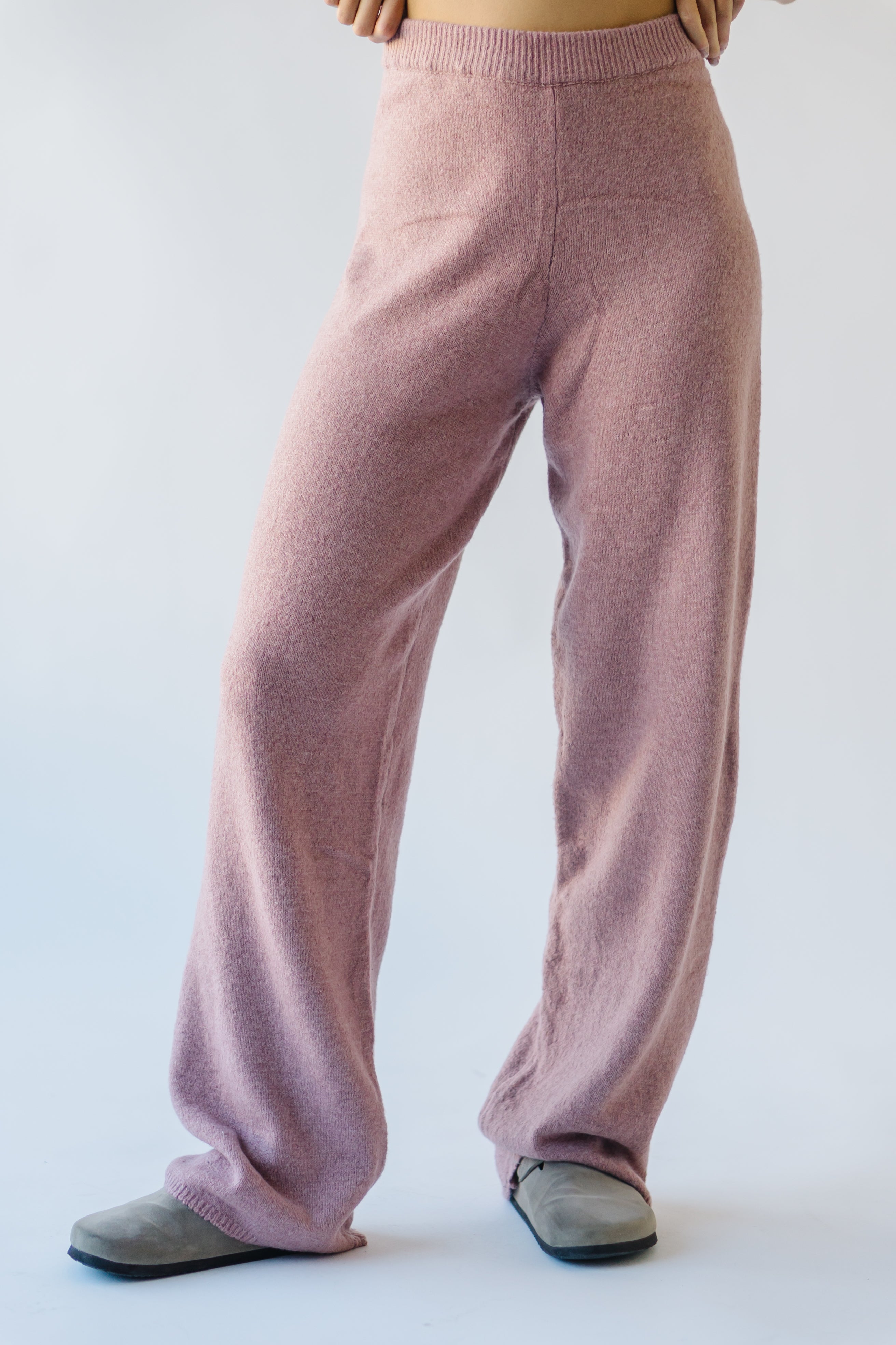 Richins Sweater Pant Dusty Pink