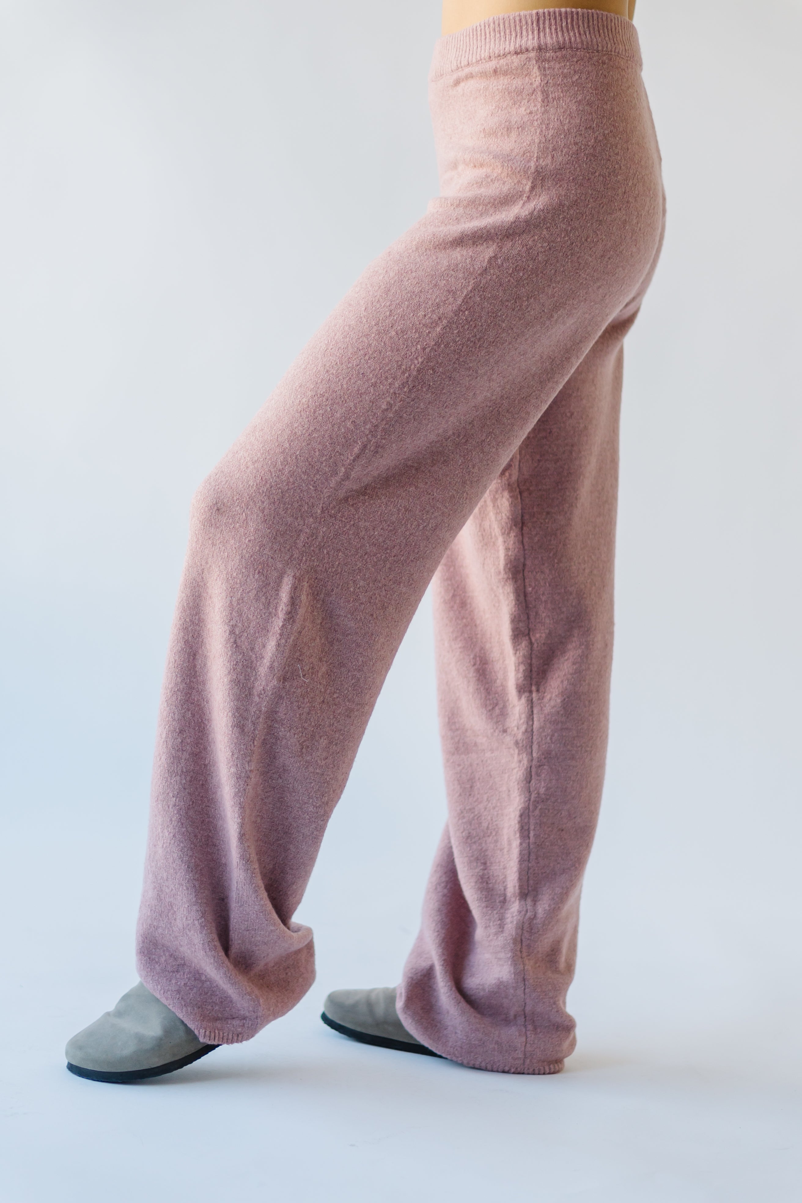 Richins Sweater Pant Dusty Pink