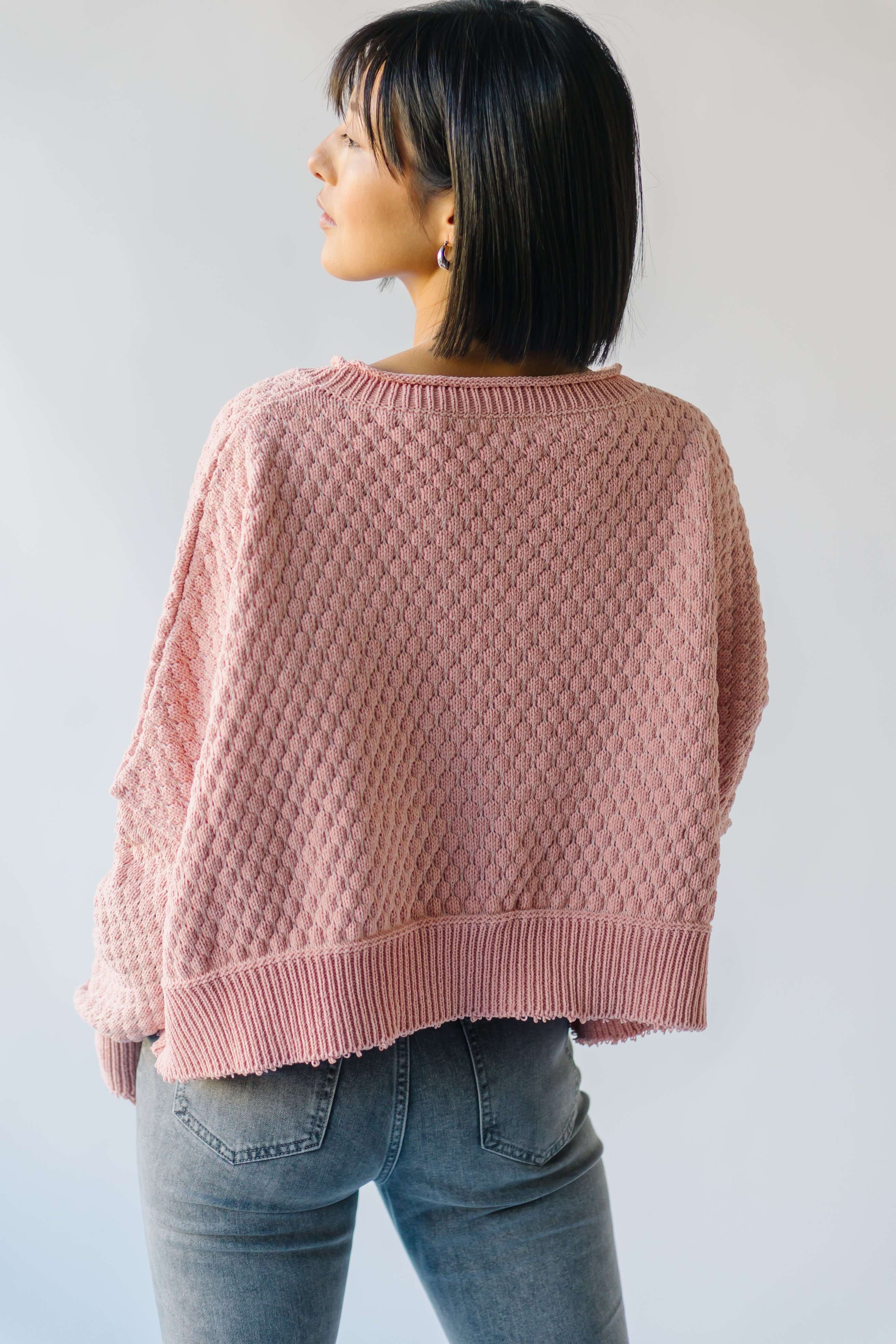 Rippey Textured Sweater Blush