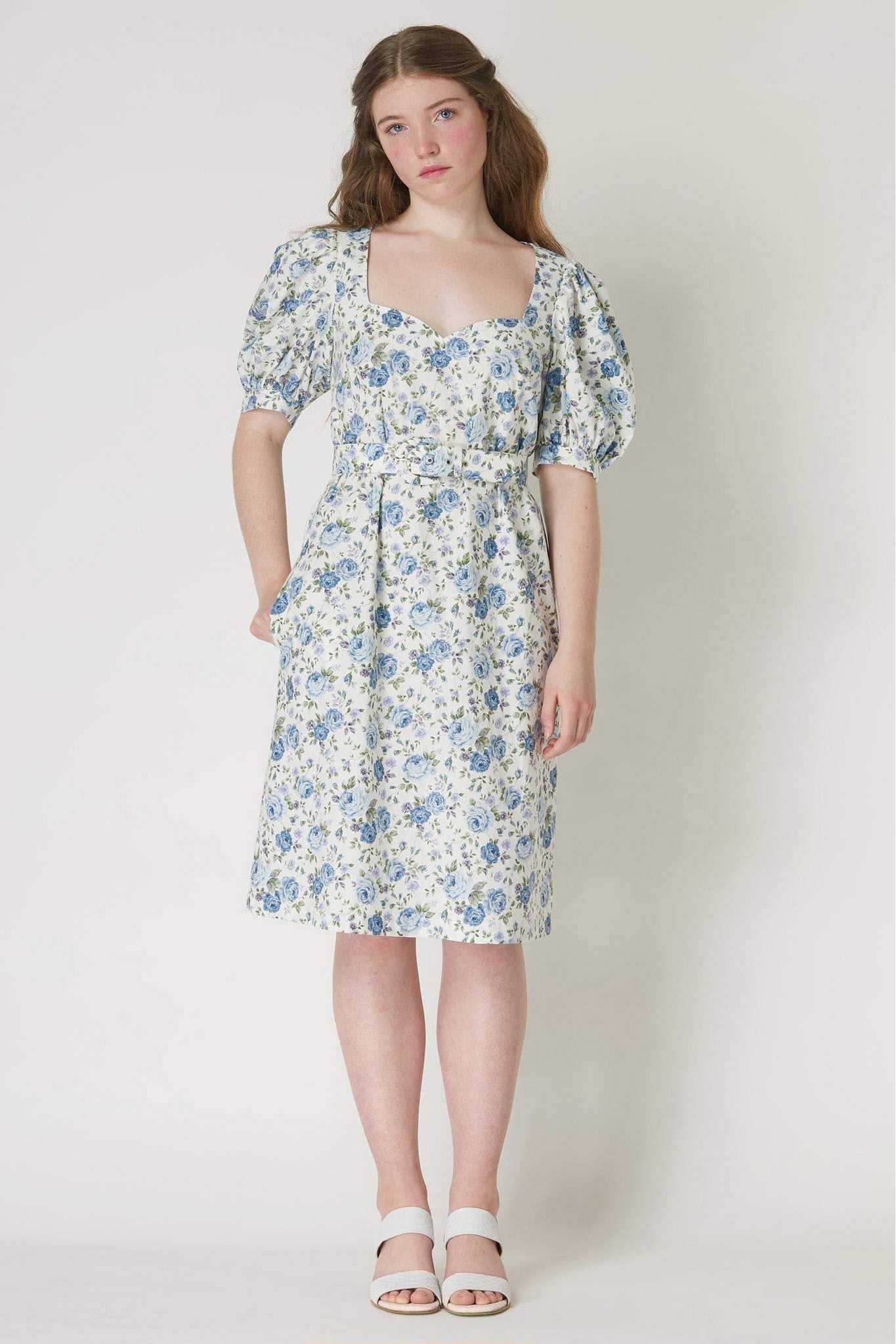 Roses Cotton Poplin Joanie Dress