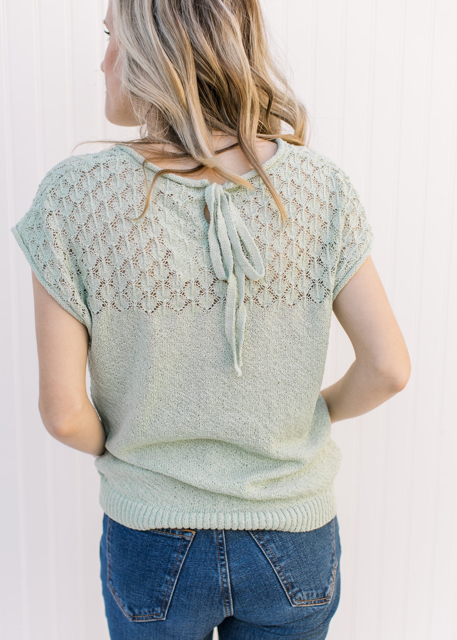 Sage Short Sleeve Sweater